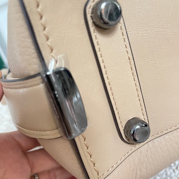Coach | Bags | Nwt Coach 87295 Beechwood Satchel Pebble Leather Swagger ...
